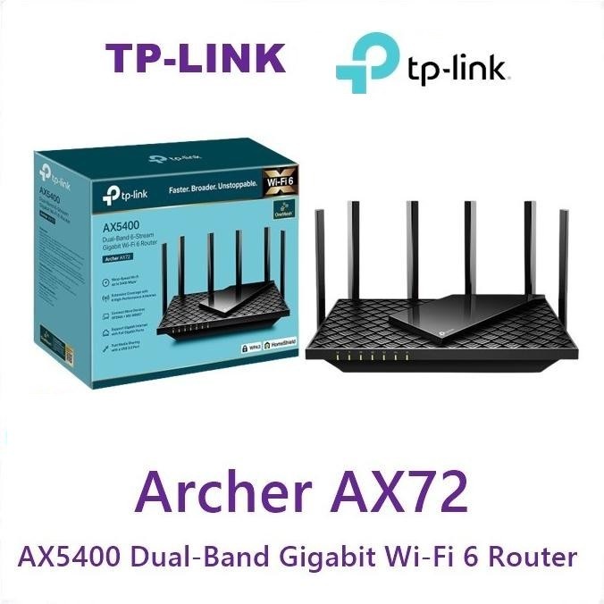 TpLink Archer AX72 AX5400 Dual-Band Gigabit Wi-Fi 6 Router