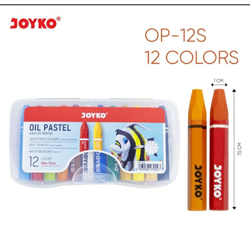 

Crayon Joyko 12|24 Oil Pastels