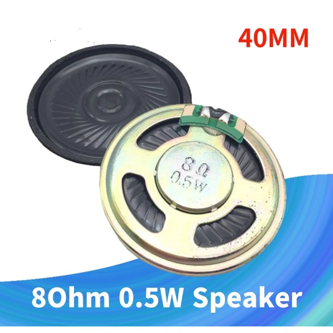 Speaker Mini magnet Horn 0.5W 0.5 Watt 8 OHM Diameter 40mm 4 CM Audio loudspeaker bel musik mp3