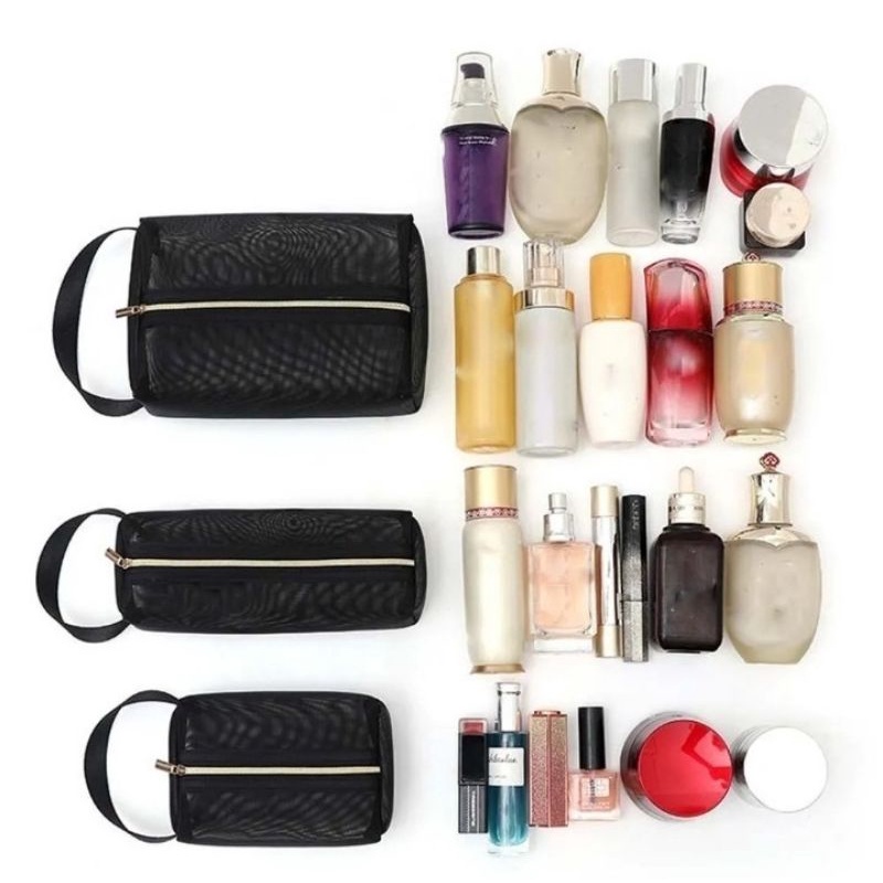 Tas Penyimpanan Perjalanan Perlengkapan Mandi Jala Tas Kosmetik Organizer Kosmetik Tas Rias