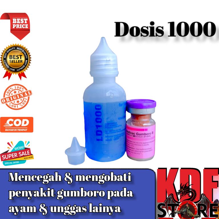 VAKSIN MEDIVAC GUMBORO B - D1000 Vaksin Ayam