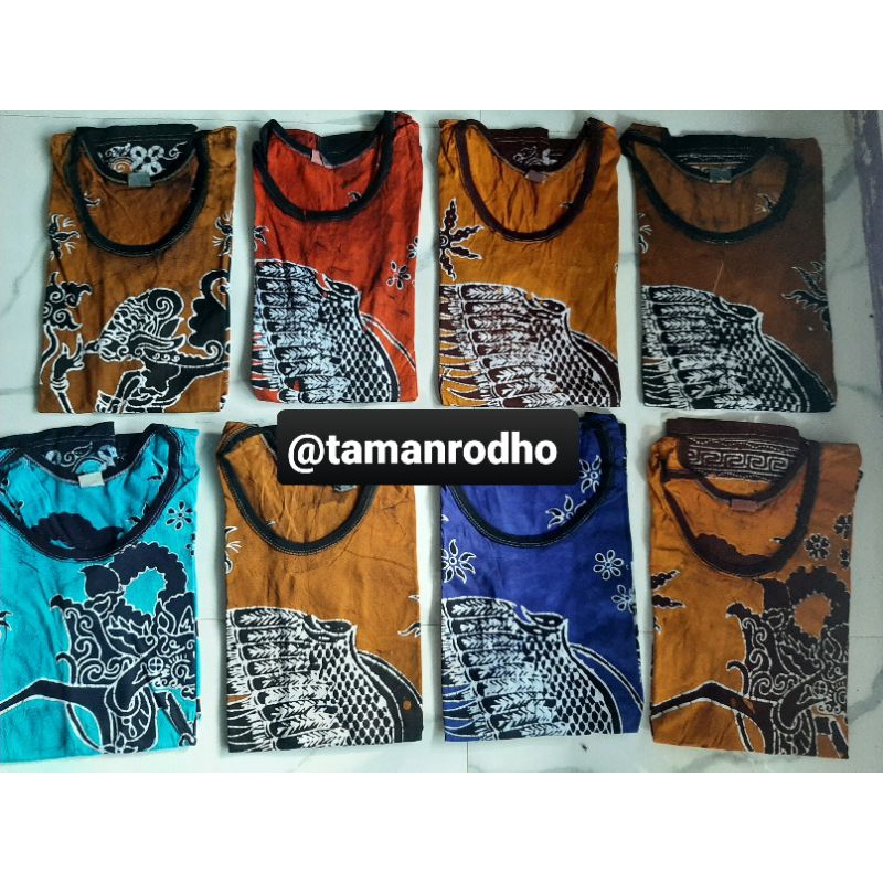 SINGLET PRIA BATIK WAYANG ELANG