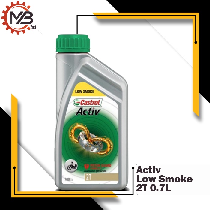 Oli Samping Motor Castrol 2Tak Low Smoke 2T JASO FC 700 ml