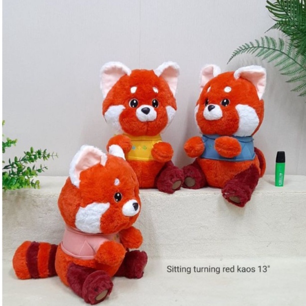 Boneka Turning Red 13&quot;/35cm/boneka Meilin Ailurus/boneka lucu/boneka kado ultah/boneka new