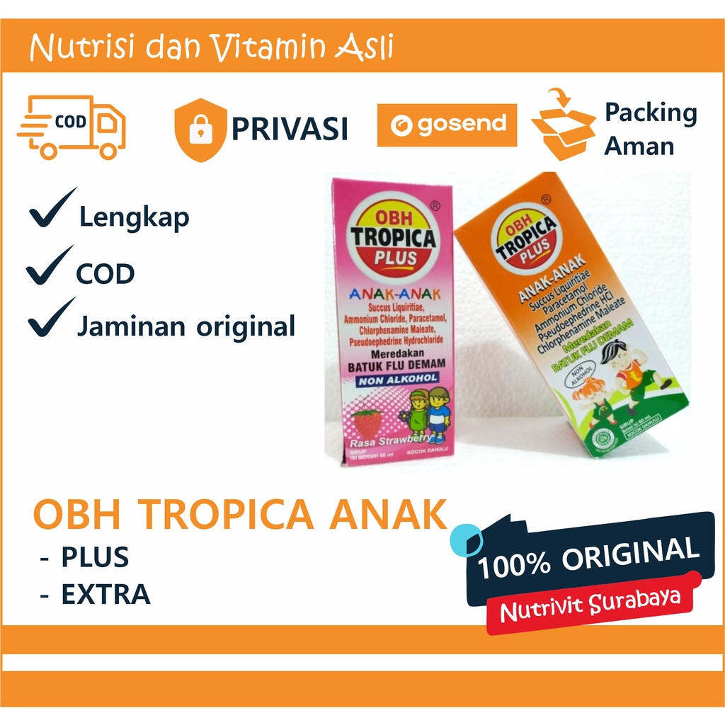 OBH TROPICA ANAK JERUK &amp; STRAWBERRY