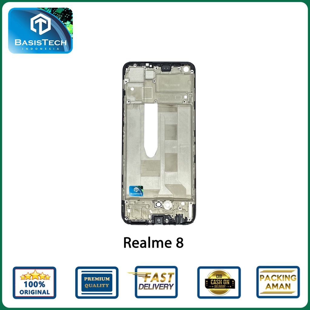 FRAME TATAKAN LCD REALME 8 - BASISTECH ORIGINAL QUALITY