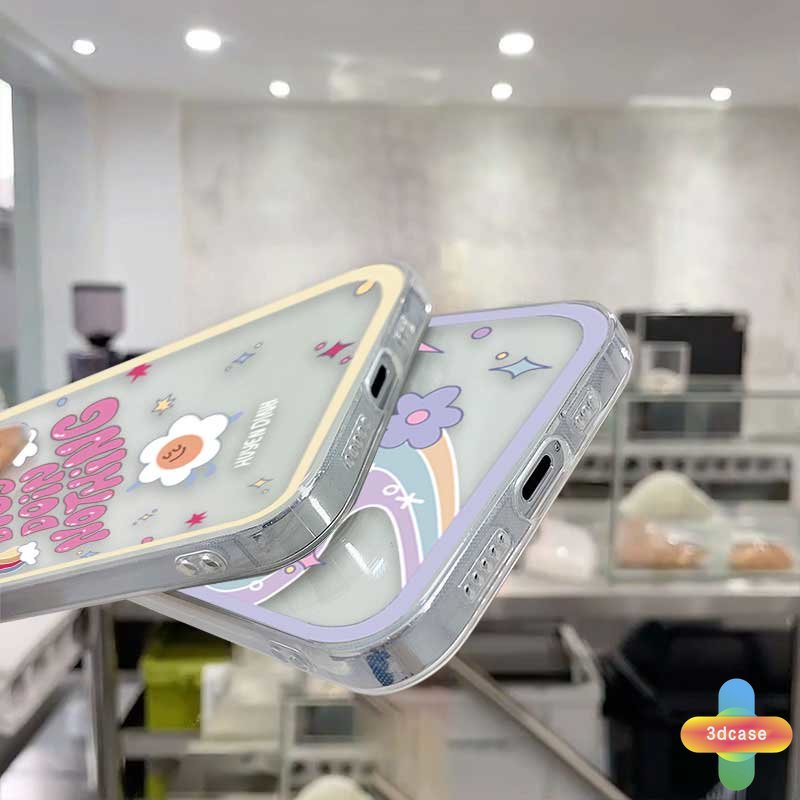 Soft Case TPU Motif Pelangi Untuk Samsung A52 A13 A32 A12 A03 A51 A03S A23 A10S A50 A20S J7 Prime A02S A20 A50S A10 A30S A52S A30 M12 M01S A125 A13 Life F12 M10S M40S A515F A207F M02S A025 F02S