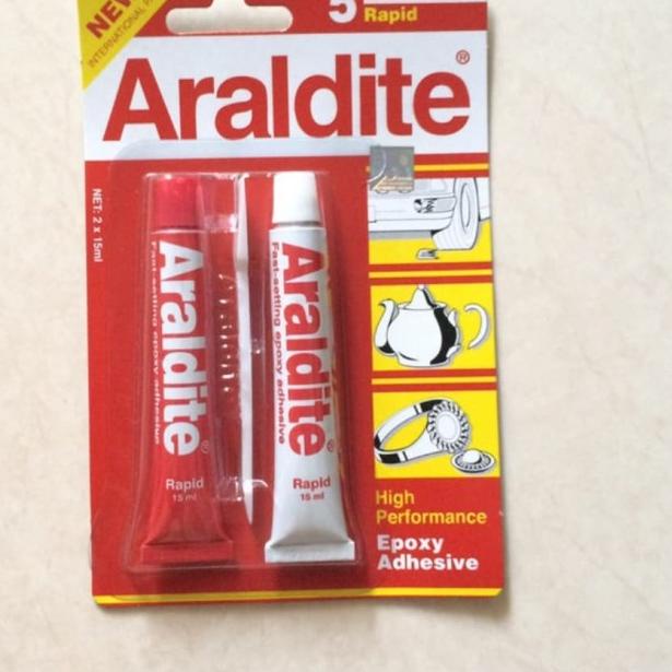 

lem araldite merah 5menit