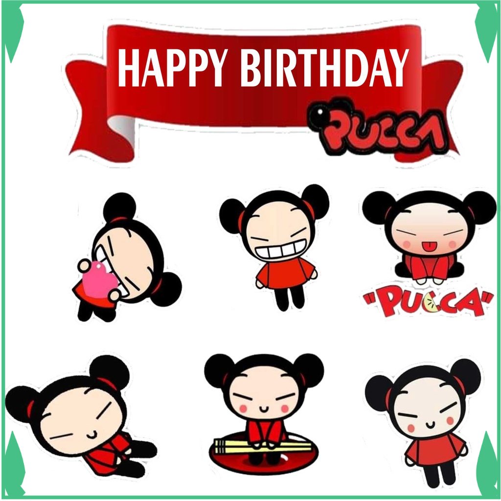 

TOPER KUE TOPPER CAKE ULANG TAHUN / HIASAN KUE CUSTOM PUCCA FADHILSOUVENIR