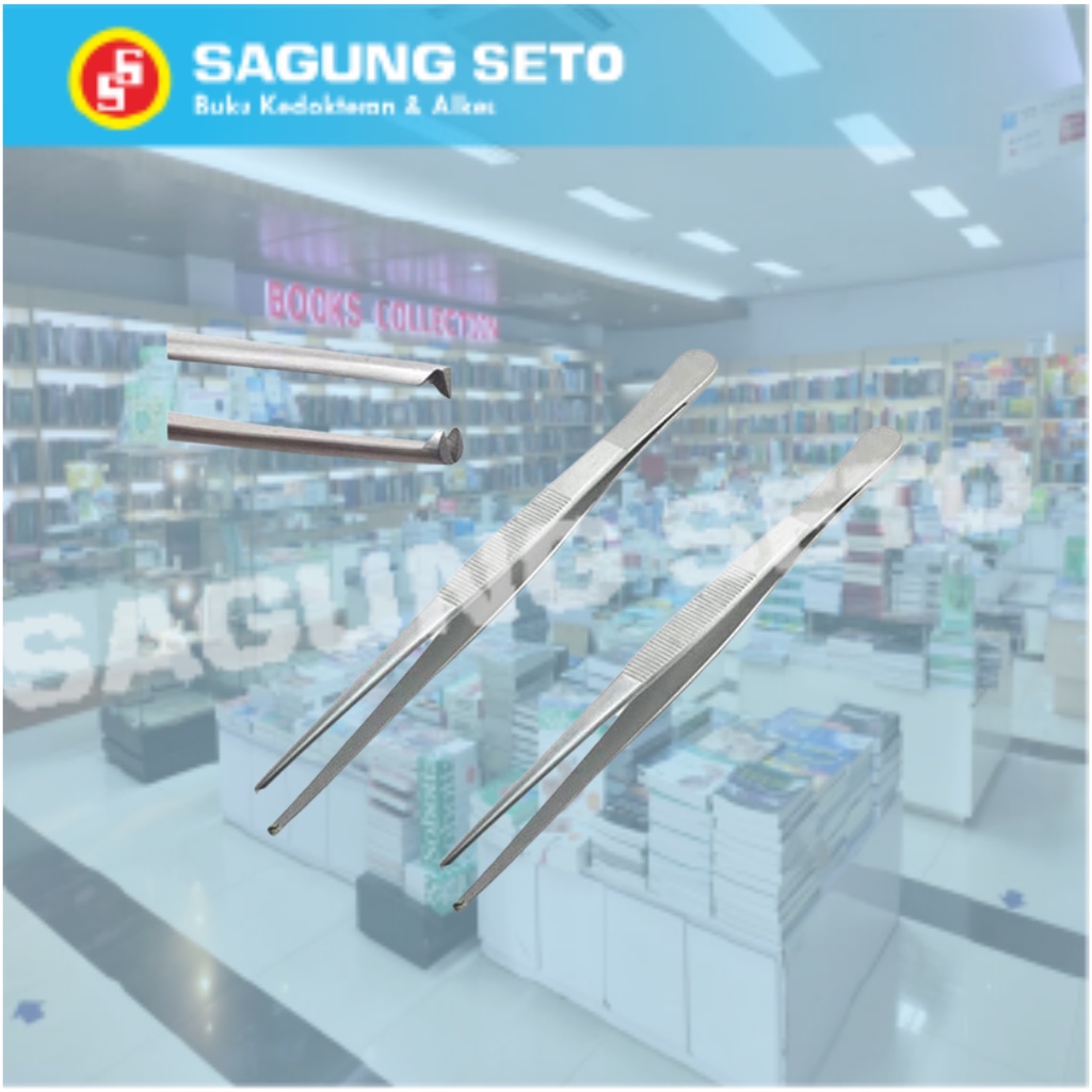 TISSUE FORCEPS 14 CM / PINSET CHIRURGIS