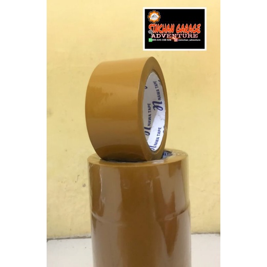 

Isolasi lakban nawa tape/star tape 100 YARD 48mm coklat