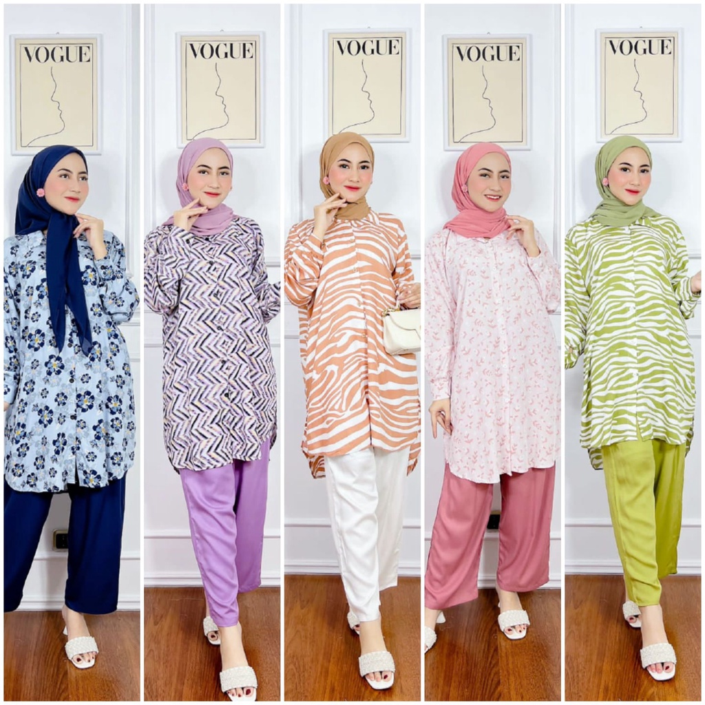 READY ONESET AMIRA KANAYA/ONESET TUNIK KANAYA/SETELAN FORMAL
