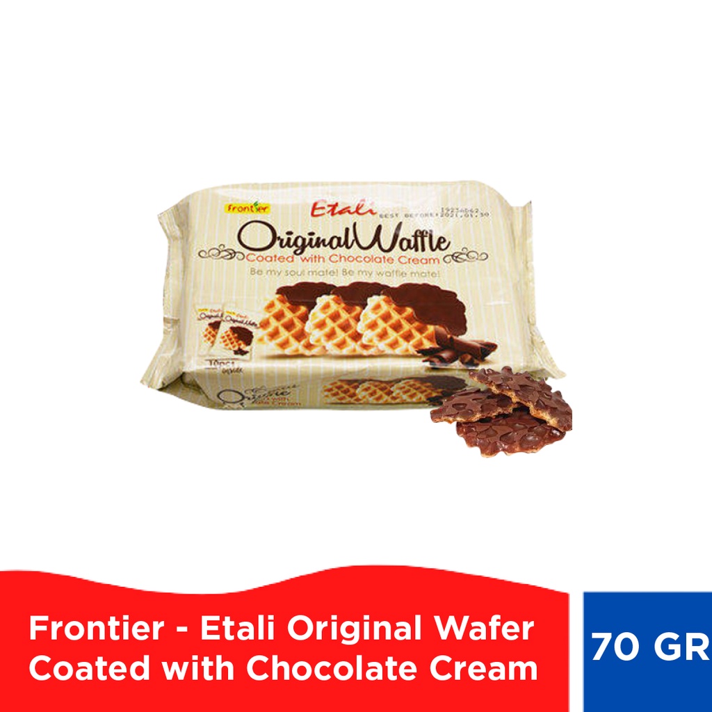 

Frontier - Etali Original Waffle Coated with Chocolate Cream 70 gr Rp25.000