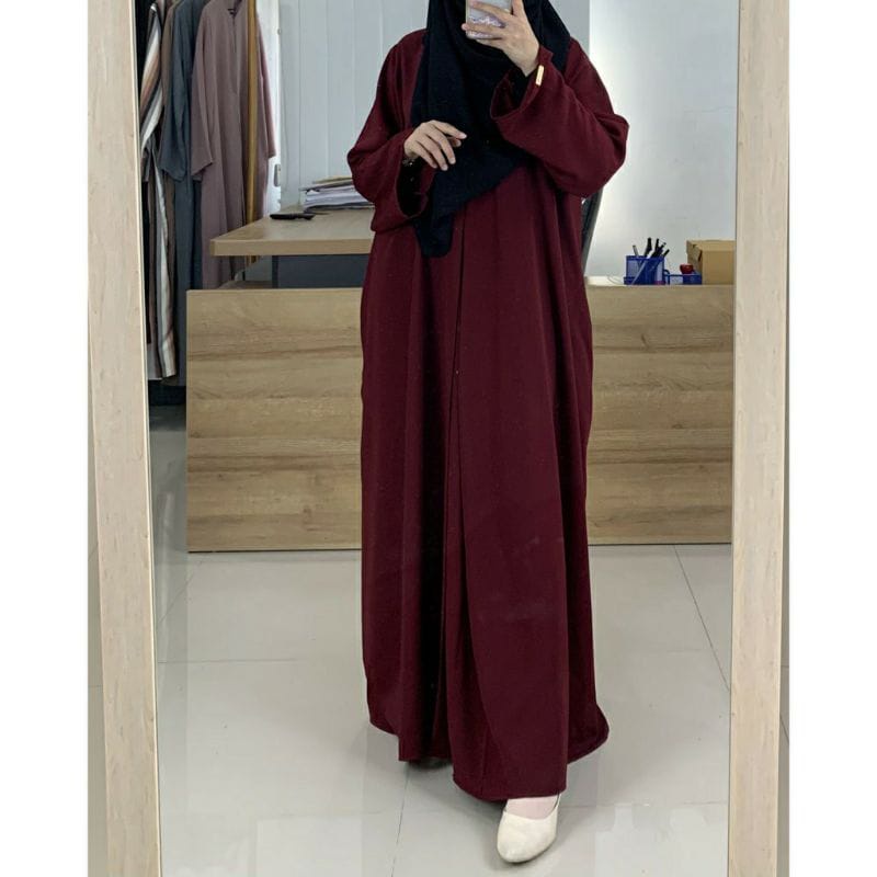 ABAYA BASIC DRESS ABAYA BASIC FARRASI GAMIS ABAYA