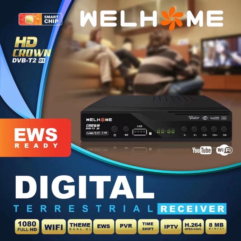 Set To Box Welhome Crown DVB T2-01