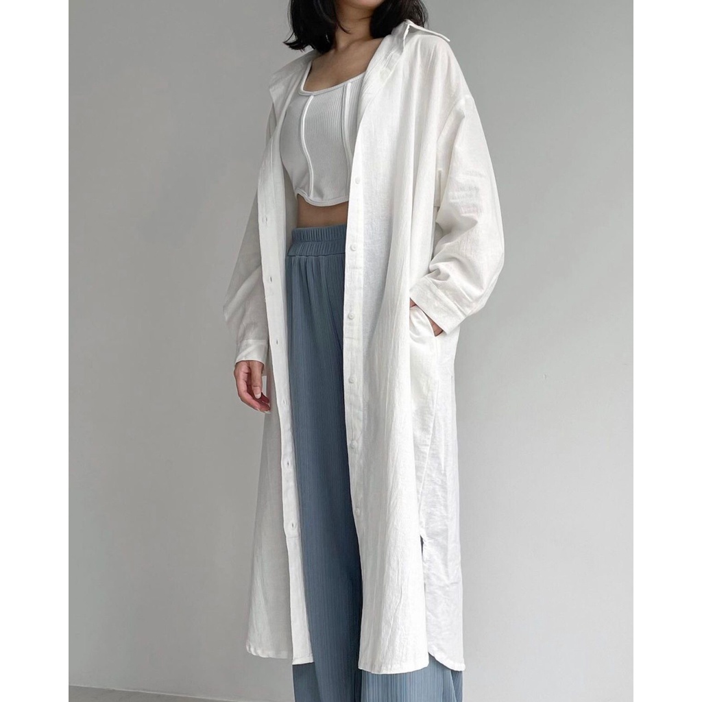 POTTIE - Jolene Dress Oversized - Shirtdress Wanita Oversized