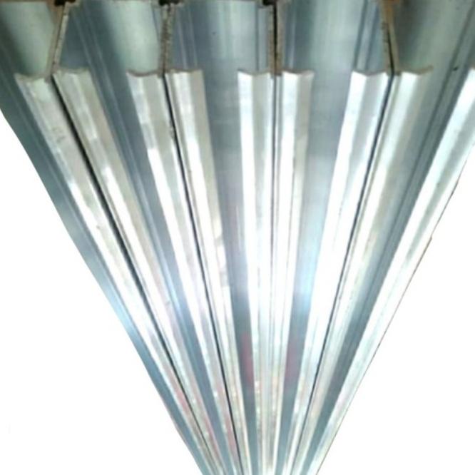 Rel/Rail Pintu Lipat Sliding Door Aluminium Panjang 3Meter(Tanpa Roda)