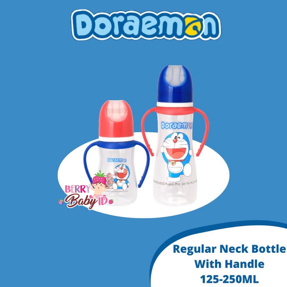 Lusty Bunny Doraemon Regular Round Bottle Botol Susu Bayi Anak Berry Mart