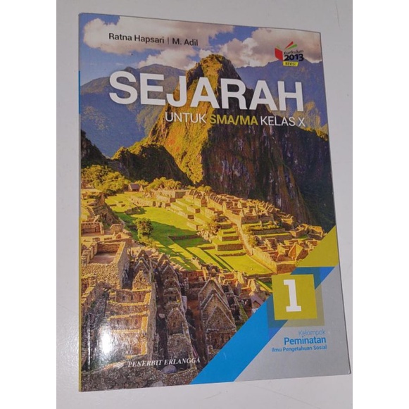 BUKU SEJARAH SMA KELAS 10 (BEKAS)