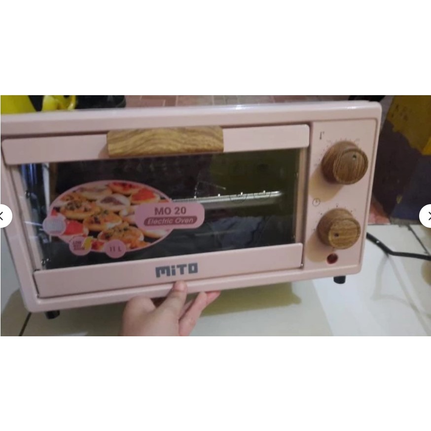 MITO Oven Listrik 11 Liter MO 20 MO20 400W 11L Electric Oven MO-20 Pink