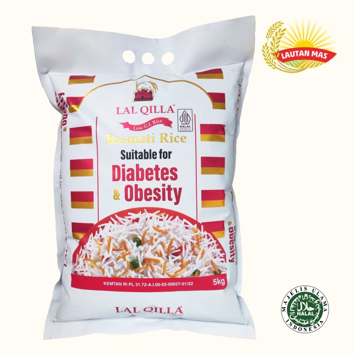 

Lal Qilla Diabetes Beras Basmati 5Kg