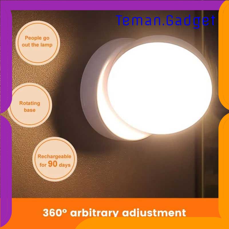 TG-LMP Hunta Lampu LED Induction Sensor USB Rechargeable Cool White - HB04