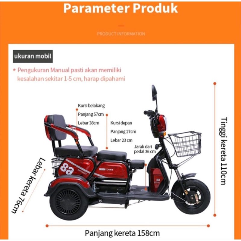 Sepeda Listrik Xuanku X13 800watt