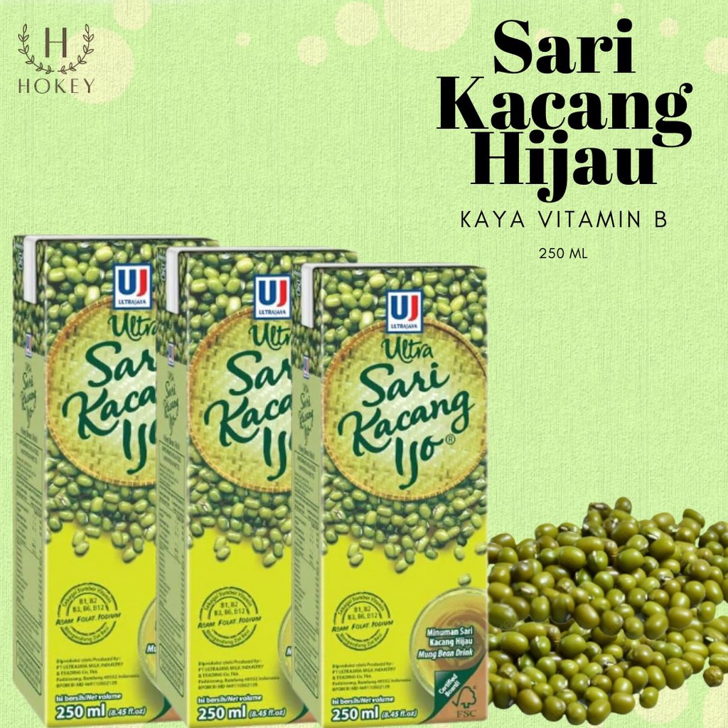 Minuman U Sari Kacang Hijau 250ml