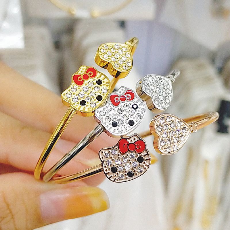 Gelang Quantum hello kitty baby 1 bulan sampai 3 tahun Science Energy Pendant Necklace/ Gelang Terap
