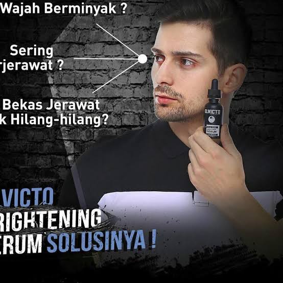 ELVICTO BRIGHTENING SERUM - ELVICTO BRIGHTENING SERUM / SERUM WAJAH PRIA BPOM 100% ORIGINAL