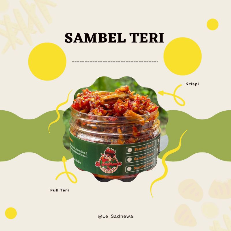 

Sambel Le Sadhewa Sambel Teri