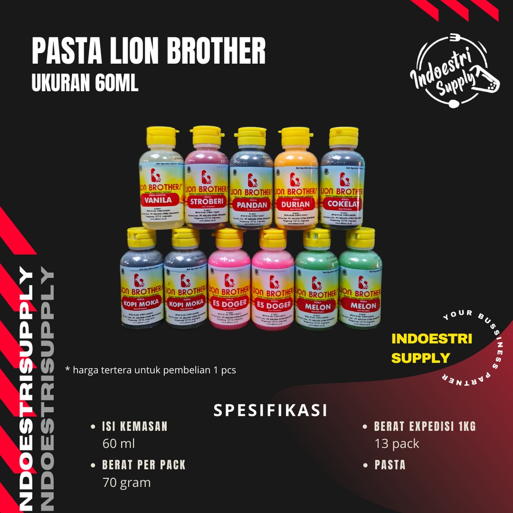 

PASTA / PERISA MAKANAN LION BROTHERS 60 GR