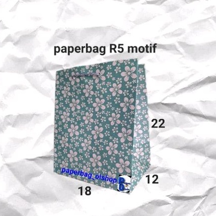 

Paperbag R5 motif (18x12x22)