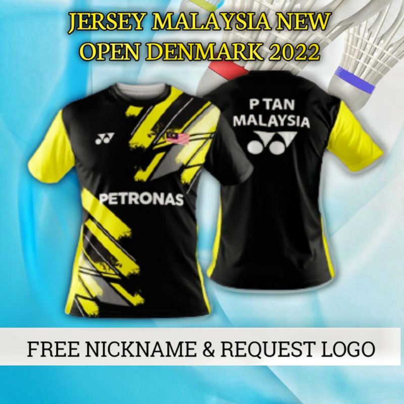 JERSEY MALAYSIA OPEN DENMARK 2022 FULL PRINTING