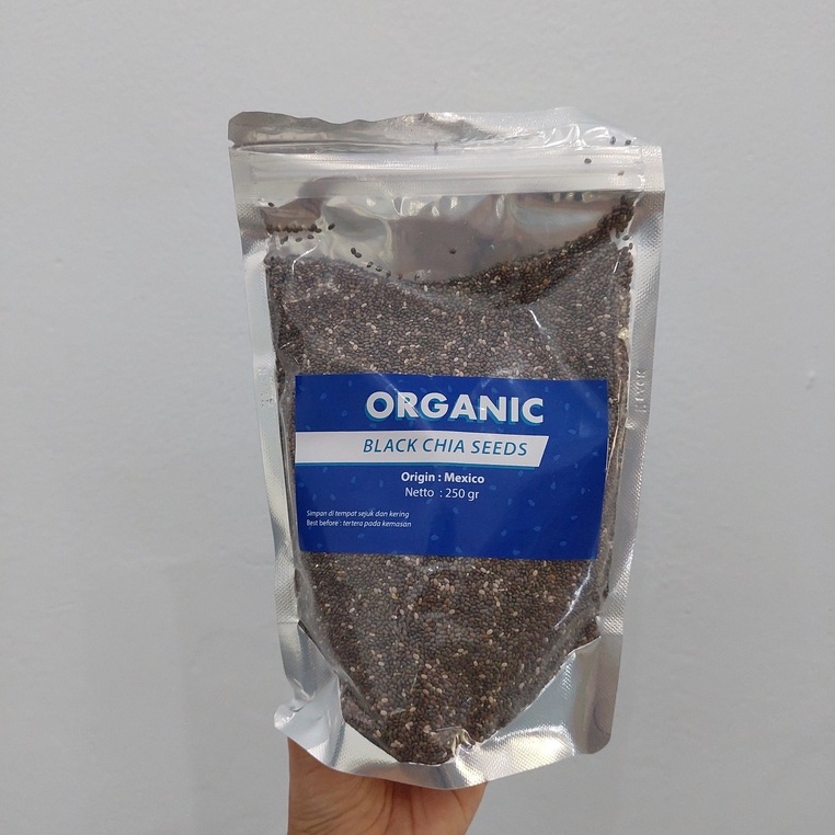 

Organic Black Chia Seed (Chiaseed Hitam Organik) 250gr