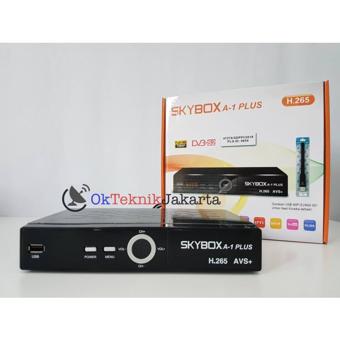 Receiver Parabola Skybox A1 Plus H 265 New 2017