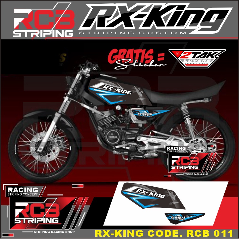 Striping Variasi Rx King Bisa Cod Stiker Motor Rx King Terbaru Terlaris RCB 011