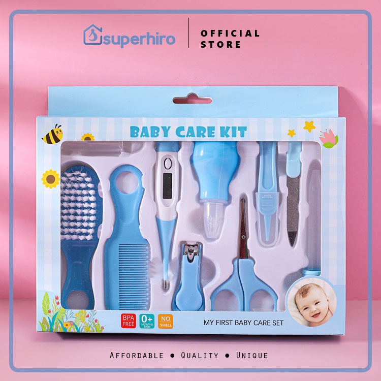 Care Kit Baby New Born Clipper Sisir Termometer Set Hampers Lahiran