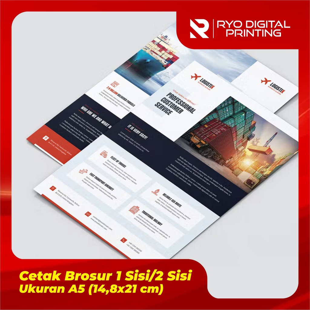 

CETAK BROSUR FLYER UKURAN A5 - 1 SISI & 2 SISI