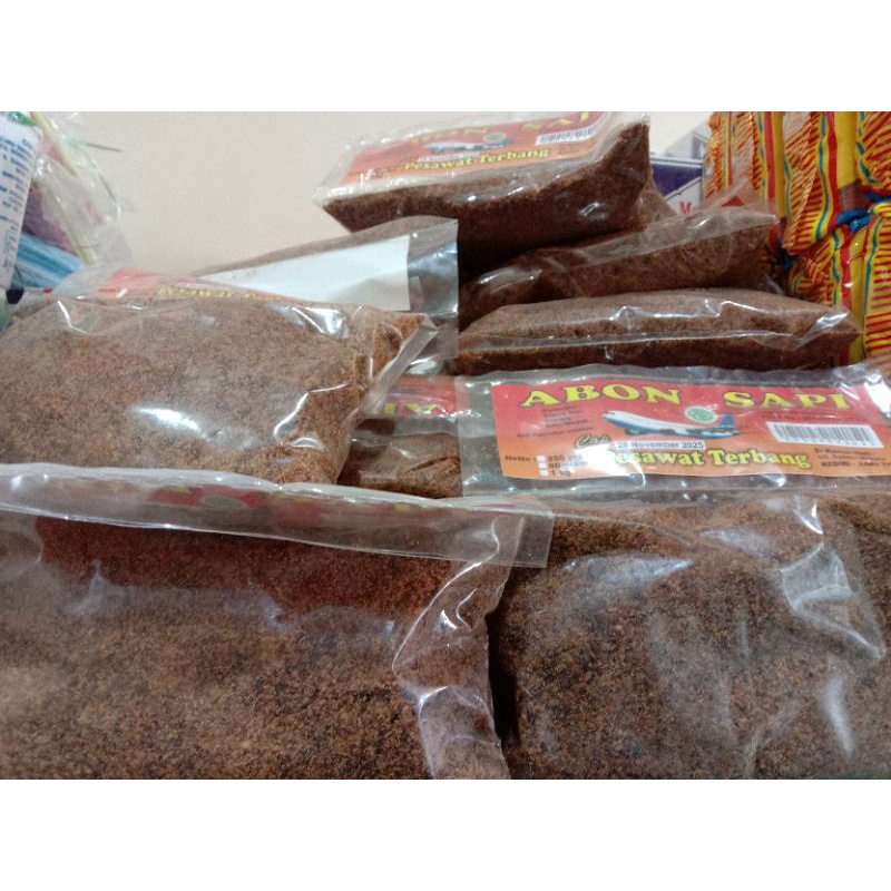 Abon Sapi 250 gram / Abon Sapi Cap Pesawat Terbang