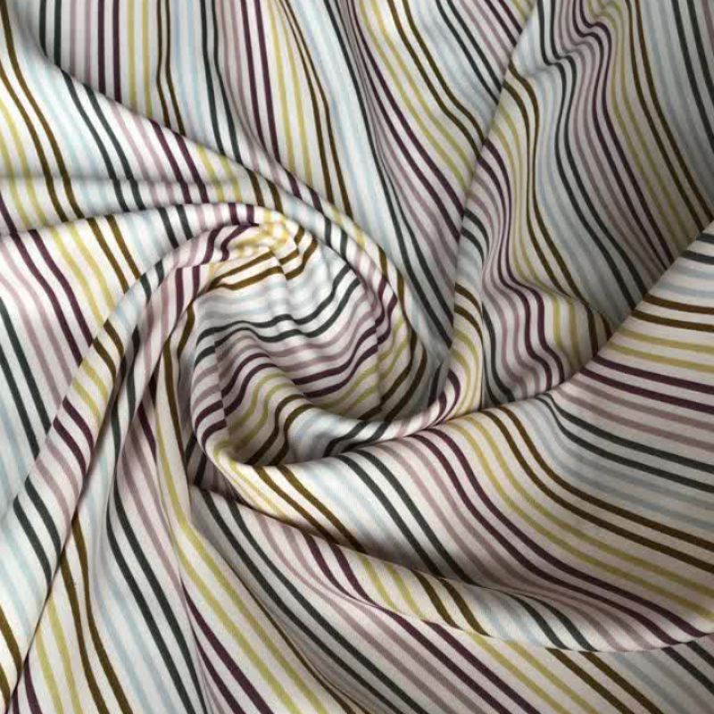 Kain Shakila Motif Salur Pelangi harga setengah meter