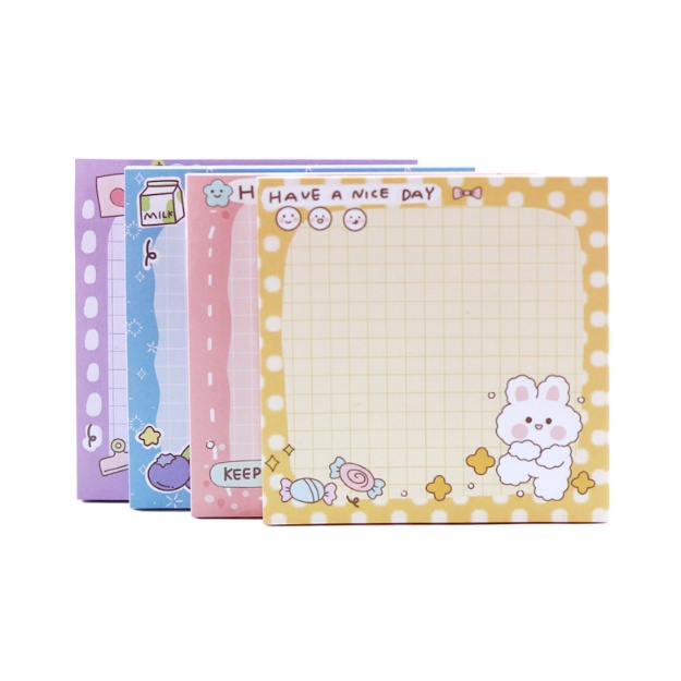 

J2 - Sticky notes bunny day Memo note happy bunny