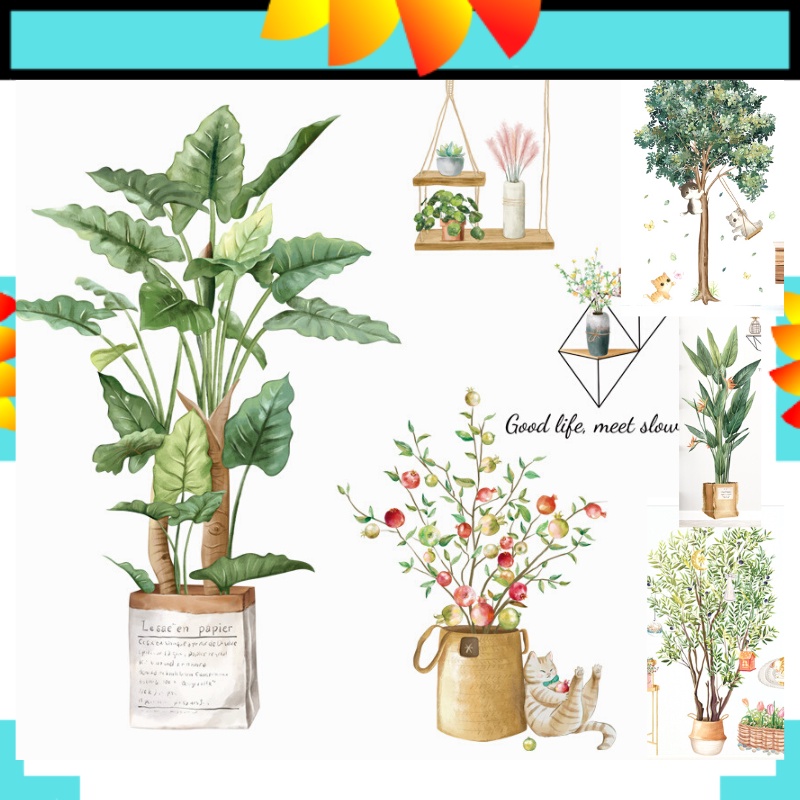 WALLSTICKER STIKER POHON WALLSTIKER WALL STICKER DINDING WALLPAPER WALPAPER POHON DAUN BUNGA SAKURA PINK WALSTICKER WALSTIKER RUMPUT DEKORASI RUMAH TEMBOK KAMAR MANDI RUANG TIDUR DEKOR DAPUR TAMAN AESTHENTIC GUDANG Q 111 135 89 112 WALLPAPER DAUN