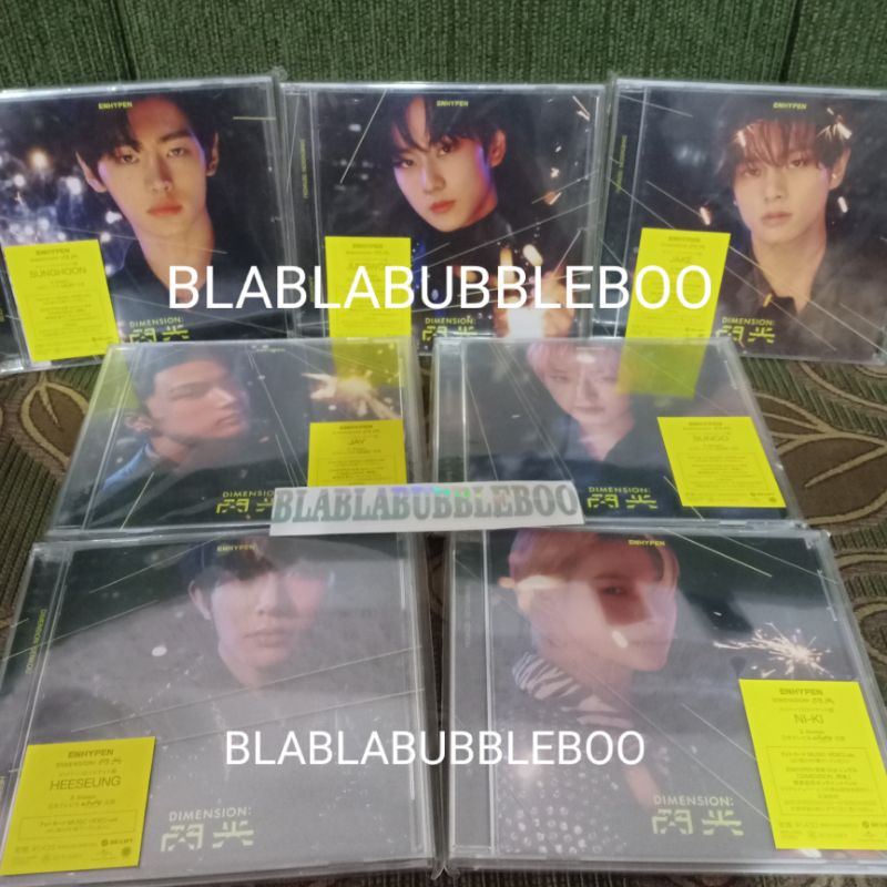 READY STOCK SEALED 2ND SINGLE ALBUM ENHYPEN DIMENSION SENKOU SOLO JACKET LIMITED STANDARD WEVERSE JA