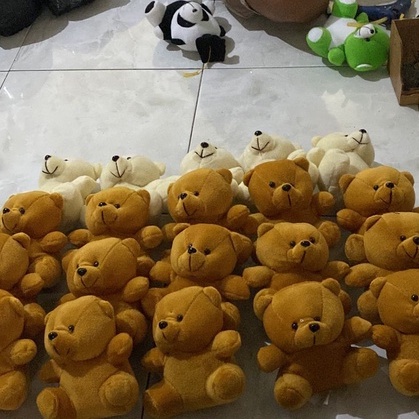 Promo(COD) Boneka kecil/boneka untuk kado dan bucket wisuda/boneka mini murah/boneka mini teddy bear