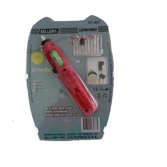 Rechargeable 3.6V Mini Drill / Bor / Grinder / GERINDA 20 Pcs SELLERY