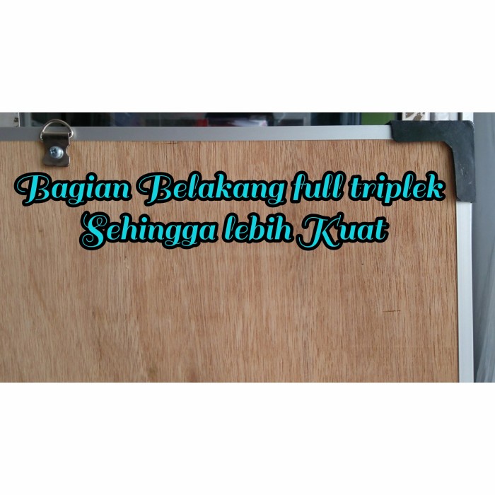 

Papan Tulis - Whiteboard - Papan Tulis 90 X 120 [Populer]