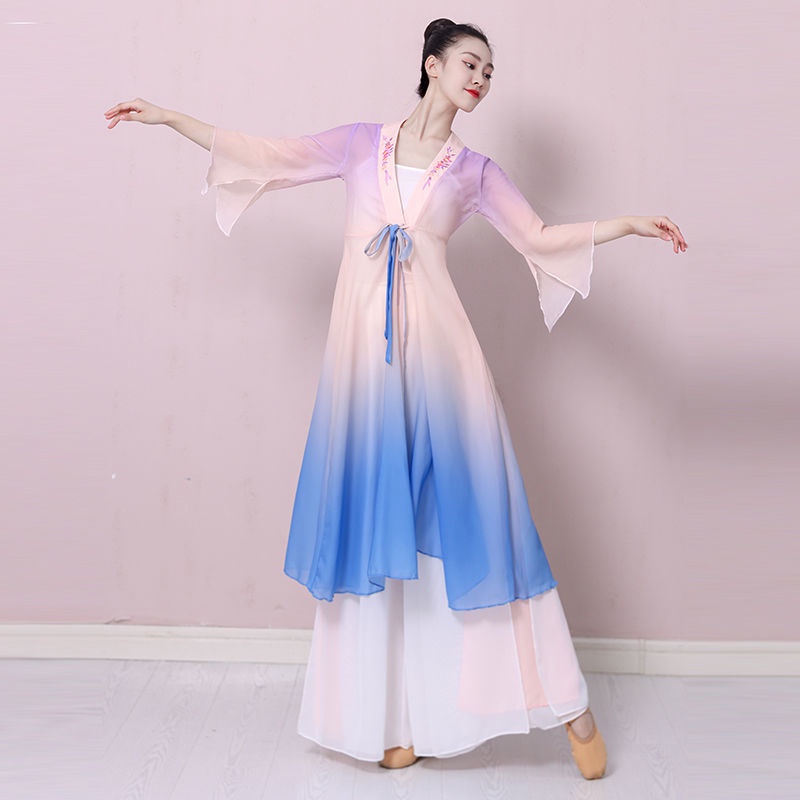 Image of MEIHWA | Baju Latihan Kostum Tari Tradisional Klasik China  #3