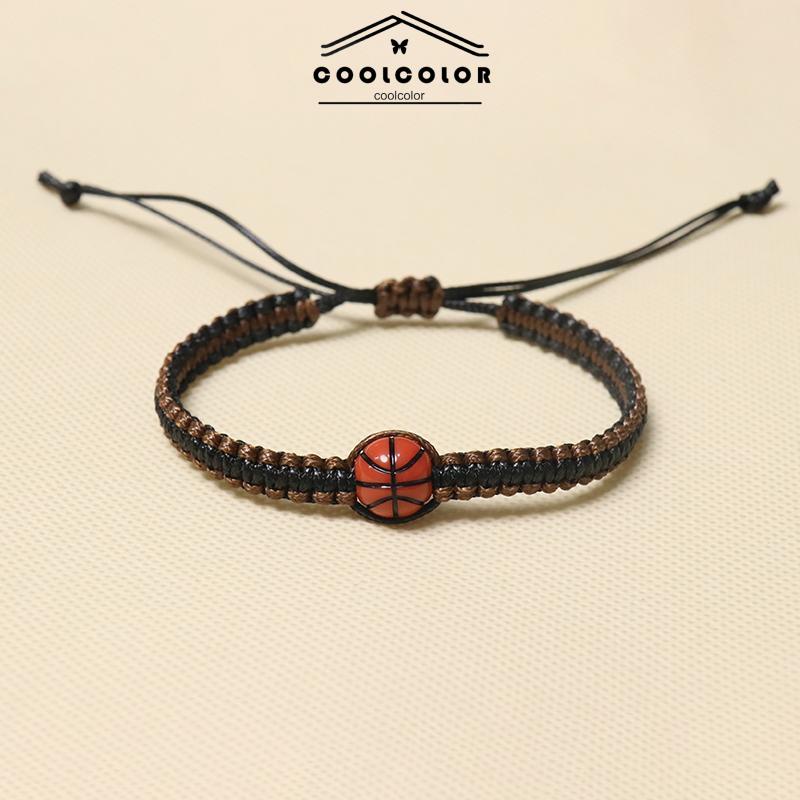 COD❤️1 Pcs Gelang Couple Tali Fashion Korea Basket Gaya Untuk Pria Dan Wanita- cl