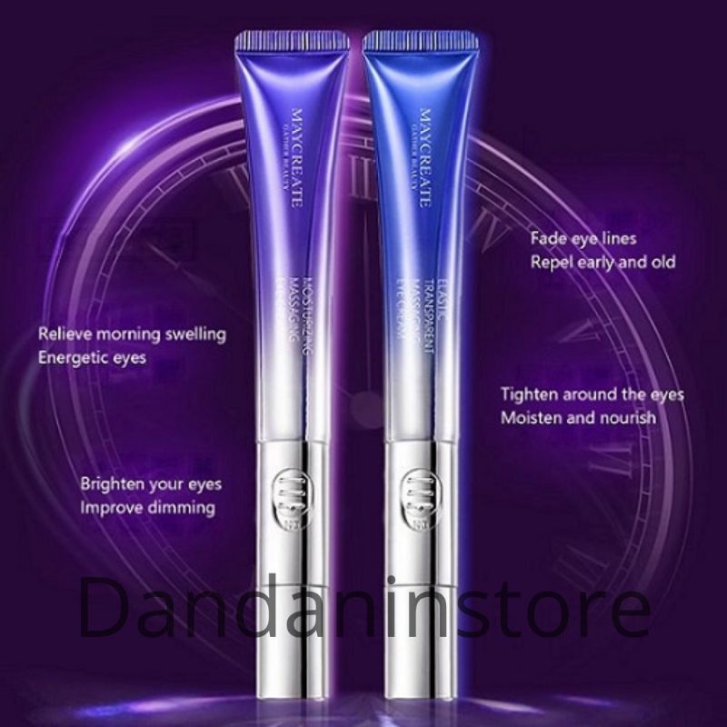 Skincare Eyes 2in1 Eyecream Purple Krim Mata Dengan Alat Getar Pijat Bawah Mata Anti Penuaan Anti Aging Kerutan Mata Panda Hitam Lelah Original Termurah Terbaru